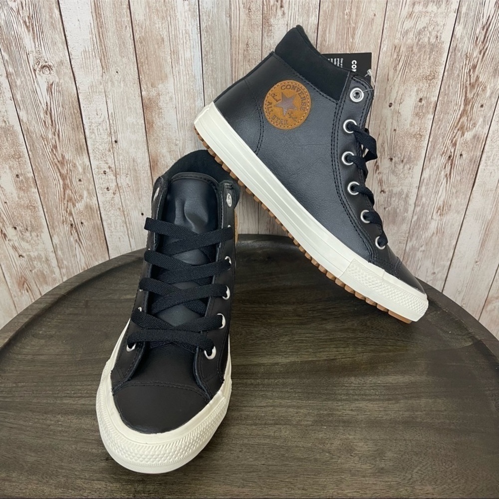 Converse CTAS PC Boot Hi Black/Burnt Caramel” Shoe‎ Size 8 Women